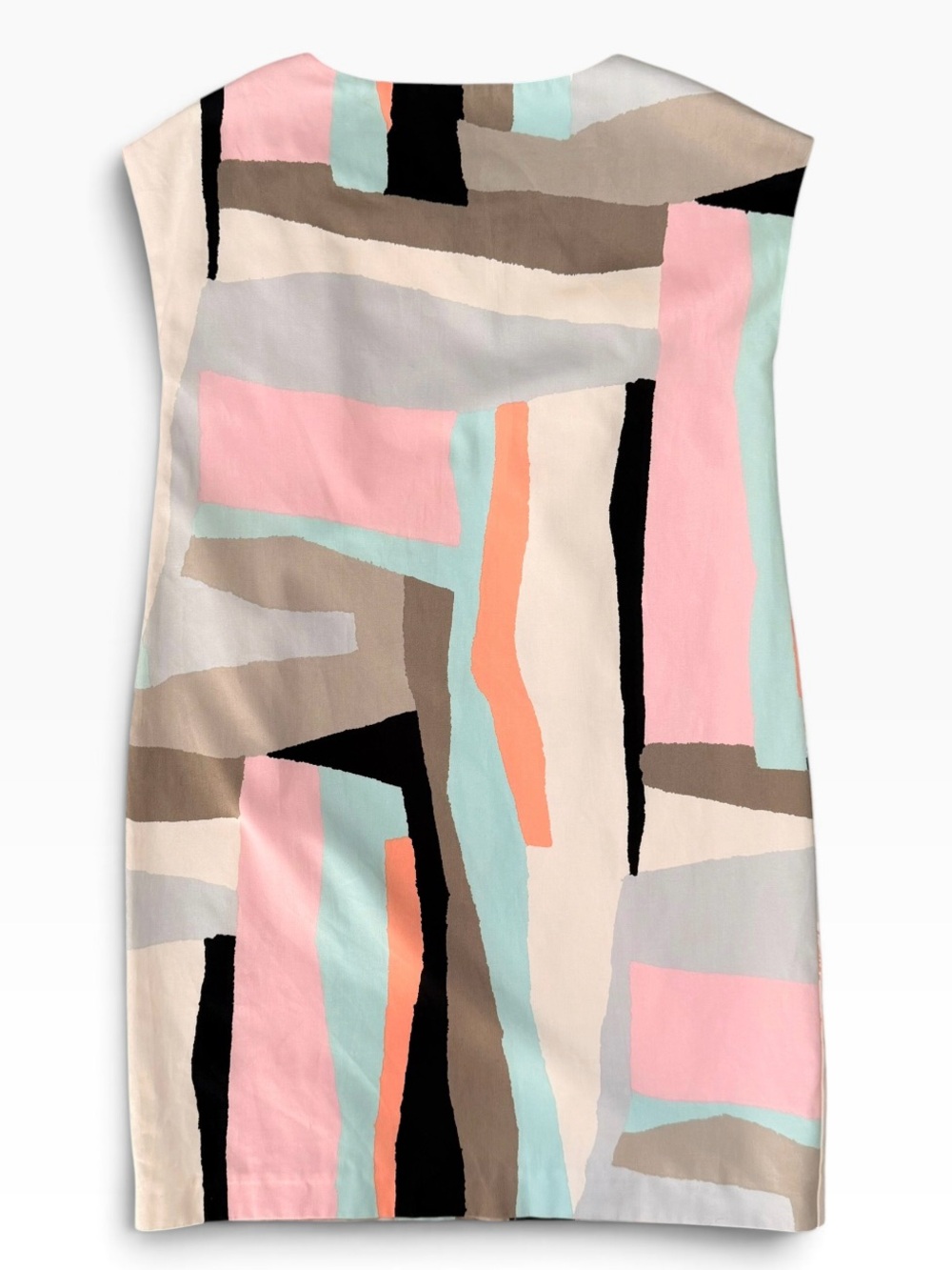 NWT Marimekko Pekka Shift Dress Pastel Nippu Abstract Print Size 38 US 8 - Picture 2 of 7